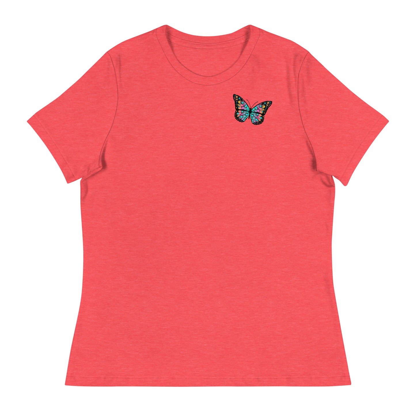 Ladies Eco-Enviro-Friendly & Ethically Sourced Relaxed T-Shirt Butterfly