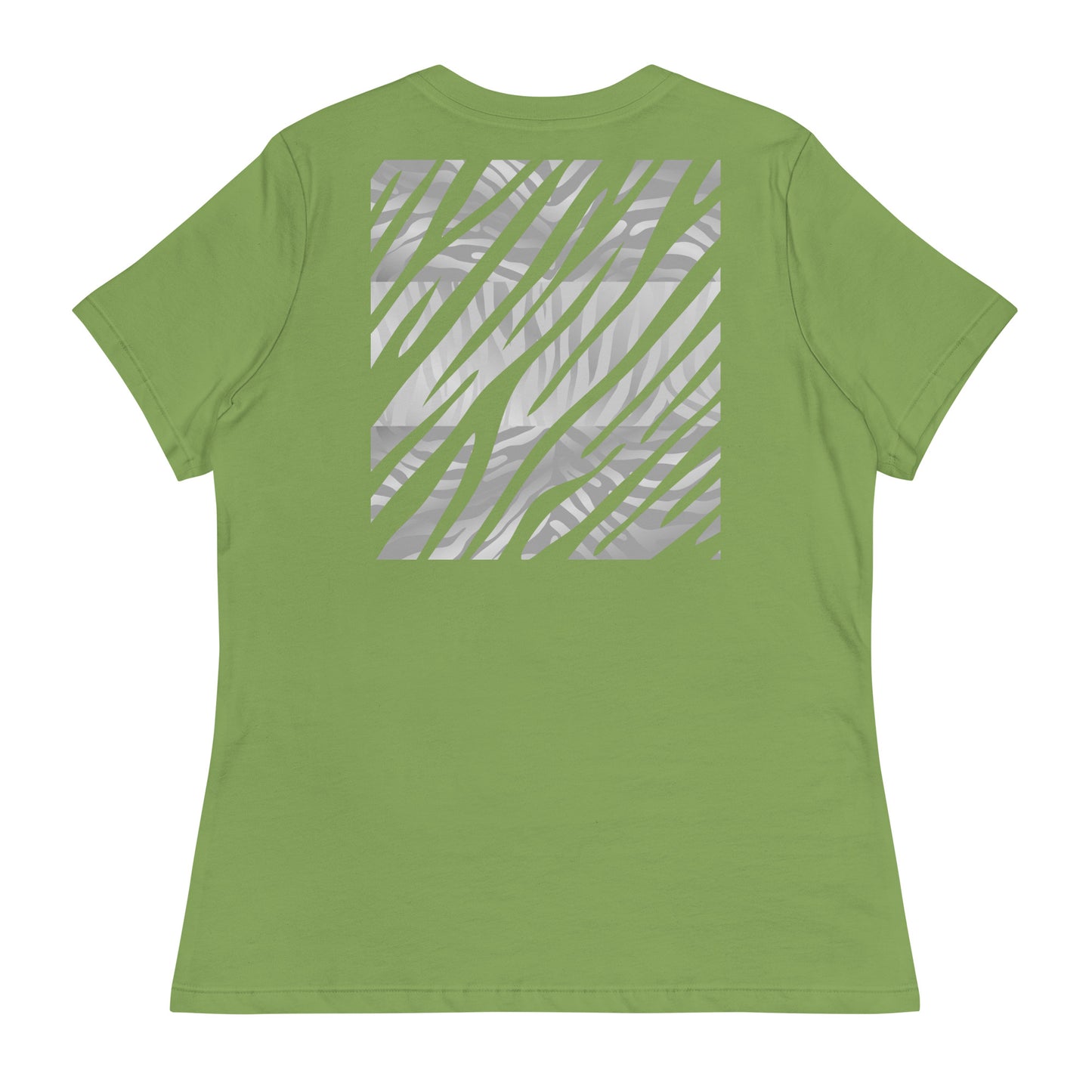 Ladies Eco-Enviro-Friendly & Ethically Sourced Relaxed T-Shirt Ice Tiger