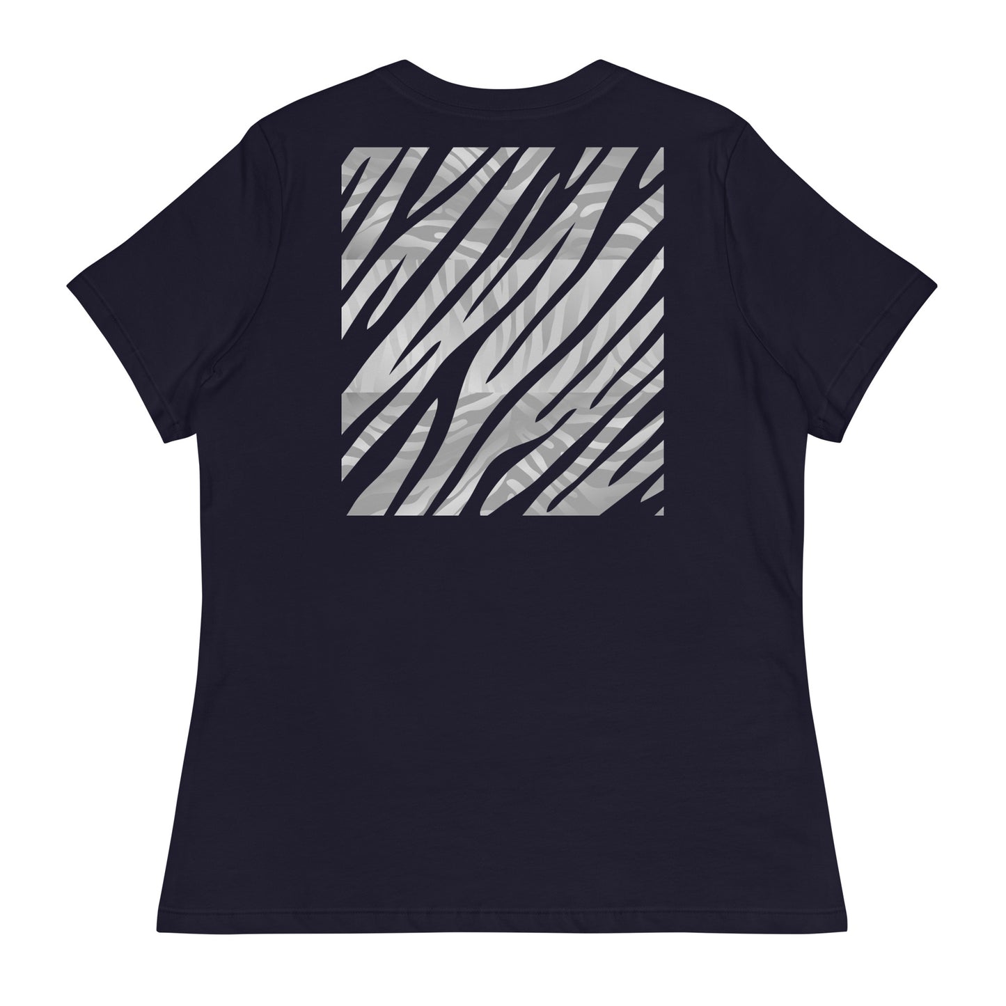 Ladies Eco-Enviro-Friendly & Ethically Sourced Relaxed T-Shirt Ice Tiger