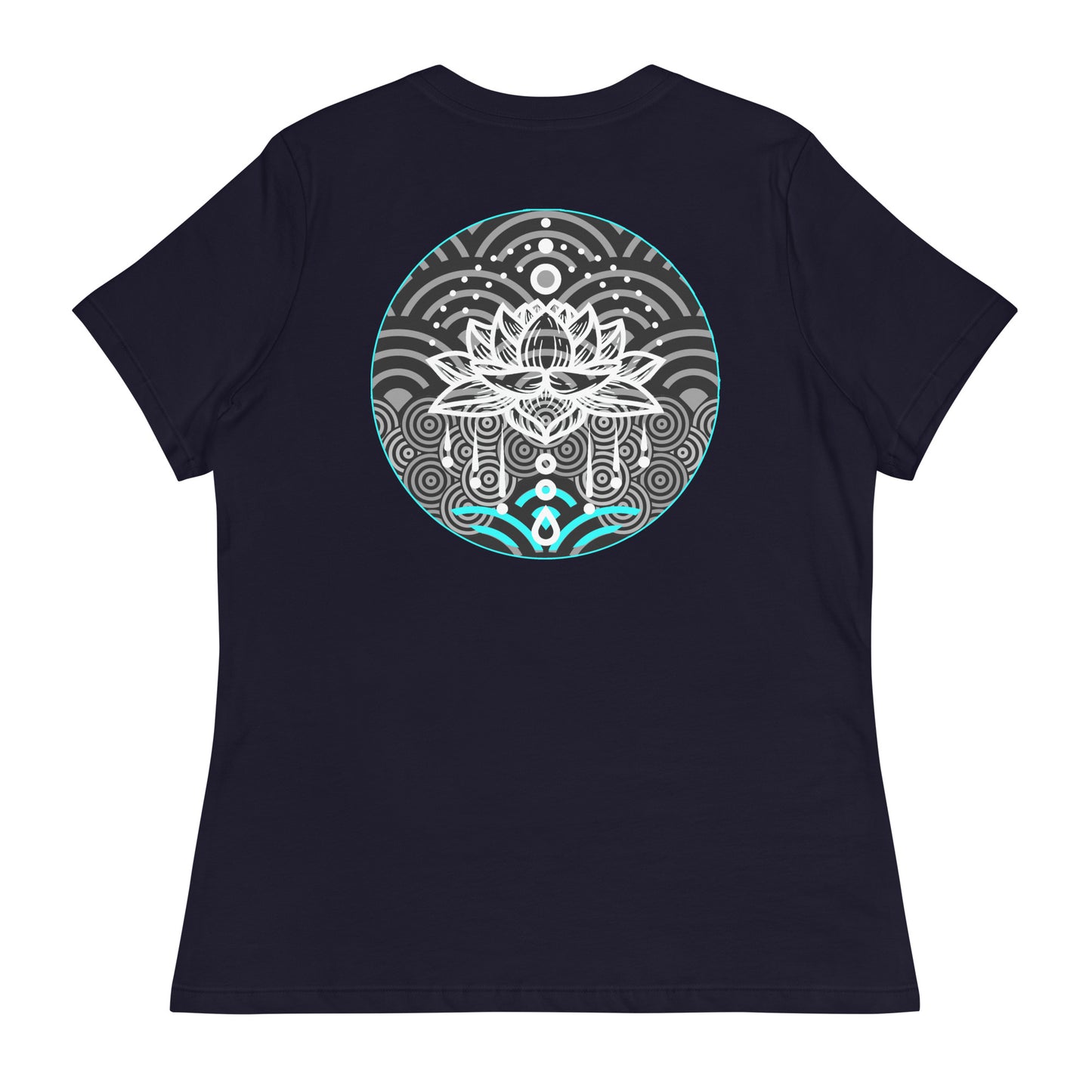 Ladies Eco-Enviro-Friendly & Ethically Sourced Relaxed T-Shirt Mermaid Ebony