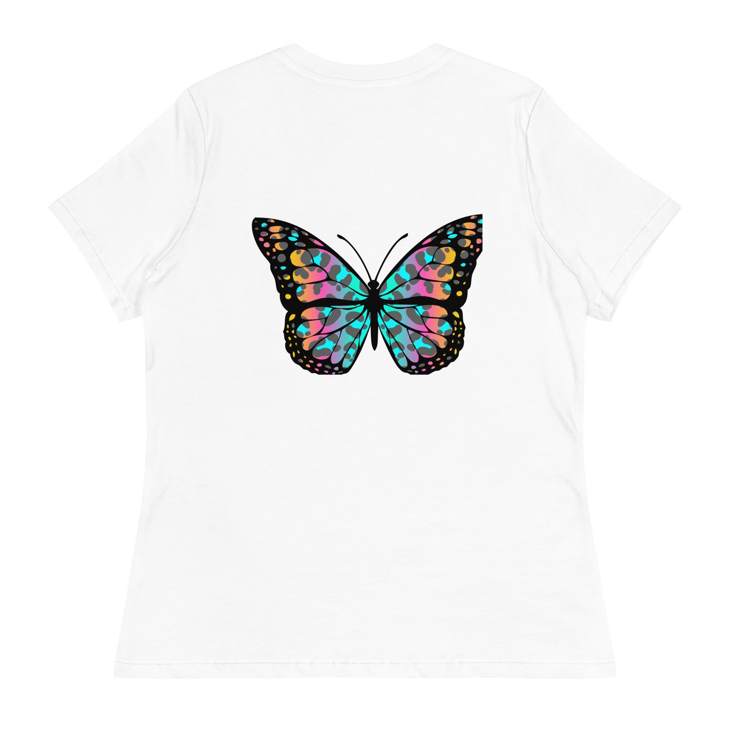 Ladies Eco-Enviro-Friendly & Ethically Sourced Relaxed T-Shirt Butterfly