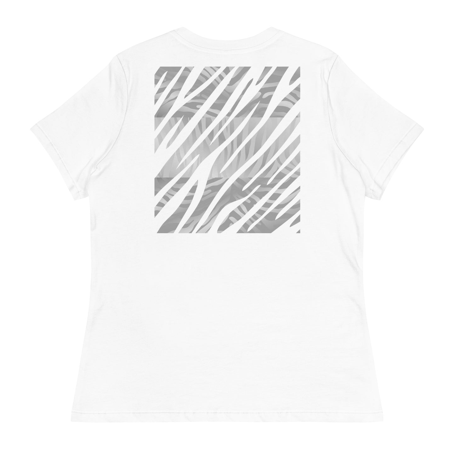 Ladies Eco-Enviro-Friendly & Ethically Sourced Relaxed T-Shirt Ice Tiger