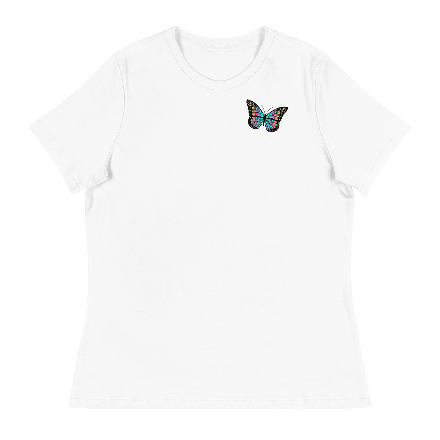 Ladies Eco-Enviro-Friendly & Ethically Sourced Relaxed T-Shirt Butterfly