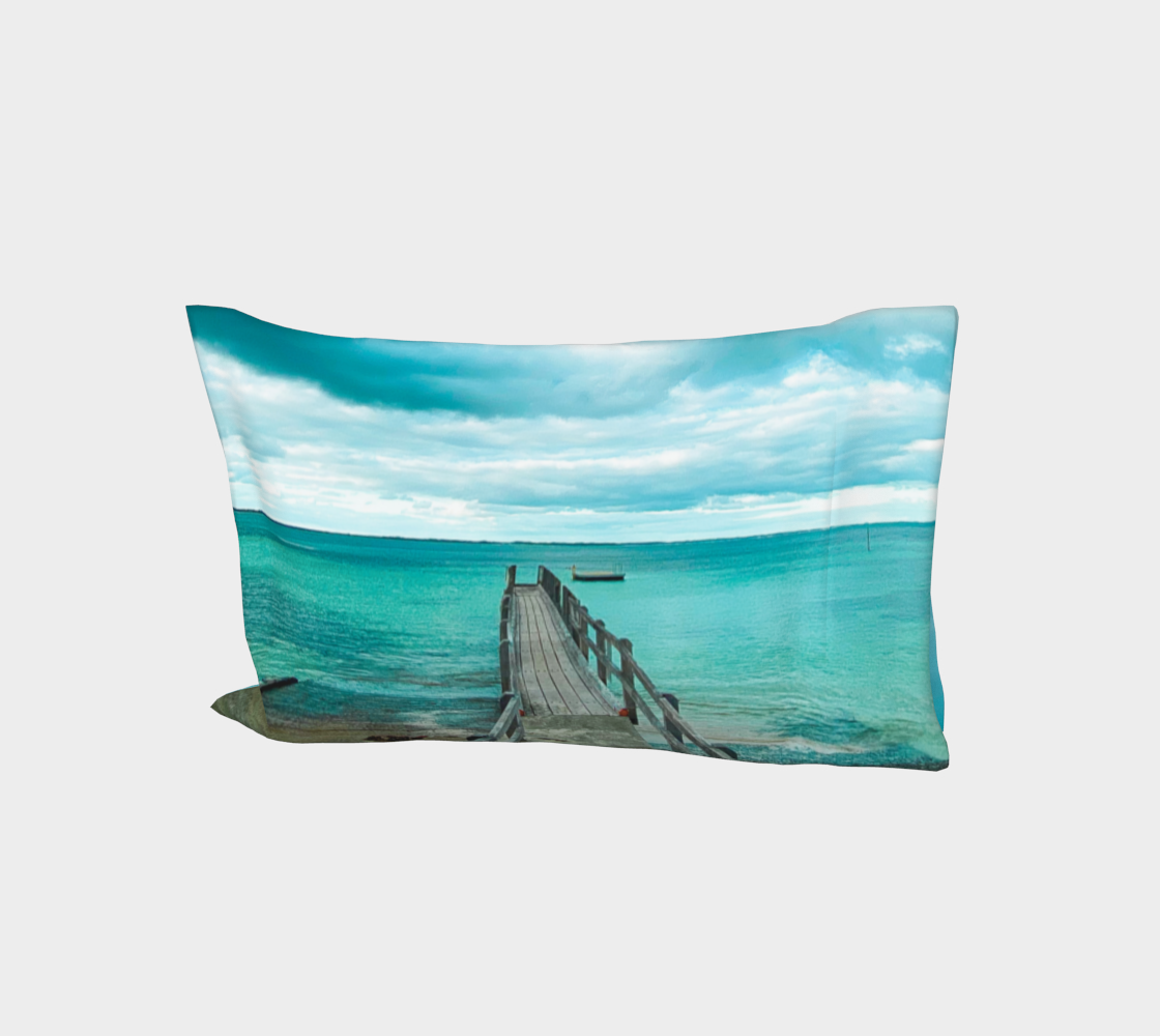 Luxury Premium Cotton Sateen or Silk Twill Pillow Sleeve Flinders Bay Jetty