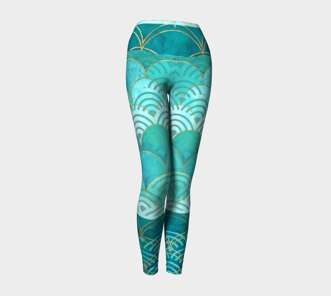 Luxury Super Wide Waist Eco Polyester Leggings Asia