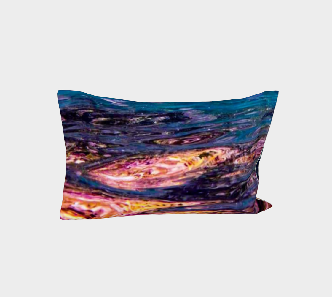 Luxury Premium Cotton Sateen or Silk Twill Pillow Sleeve Ocean Diver