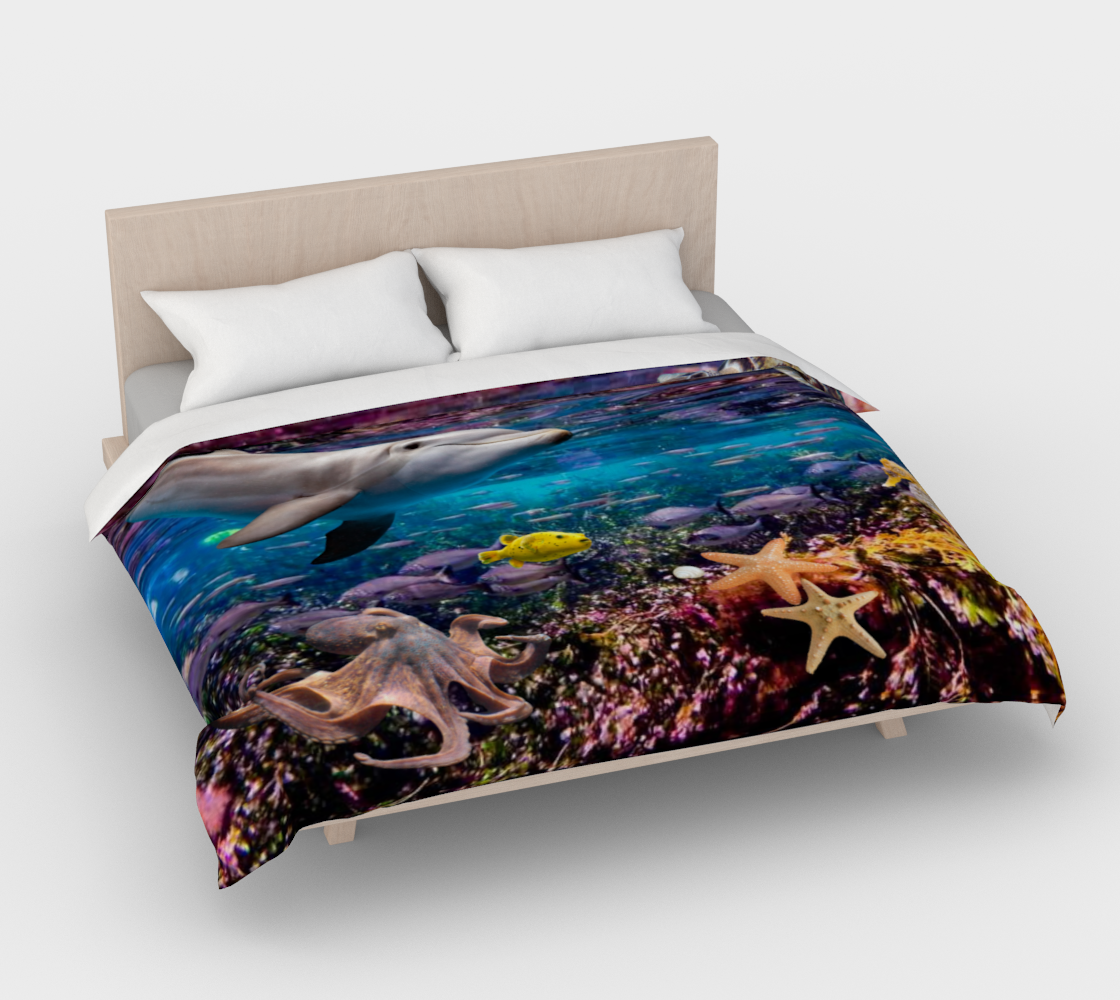 Luxury Premium Cotton Sateen Duvet Ocean Diver