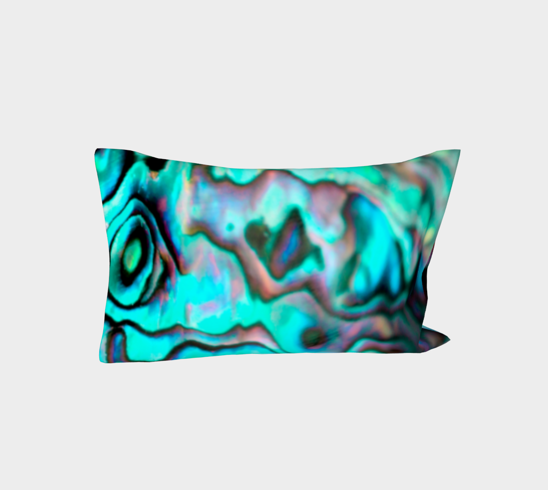 Luxury Premium Cotton Sateen or Silk Twill Pillow Sleeve Paua Pearl