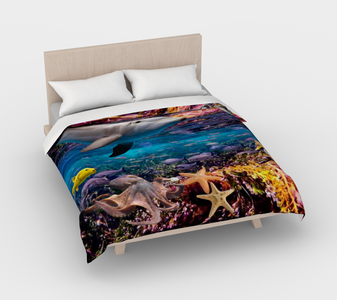 Luxury Premium Cotton Sateen Duvet Ocean Diver