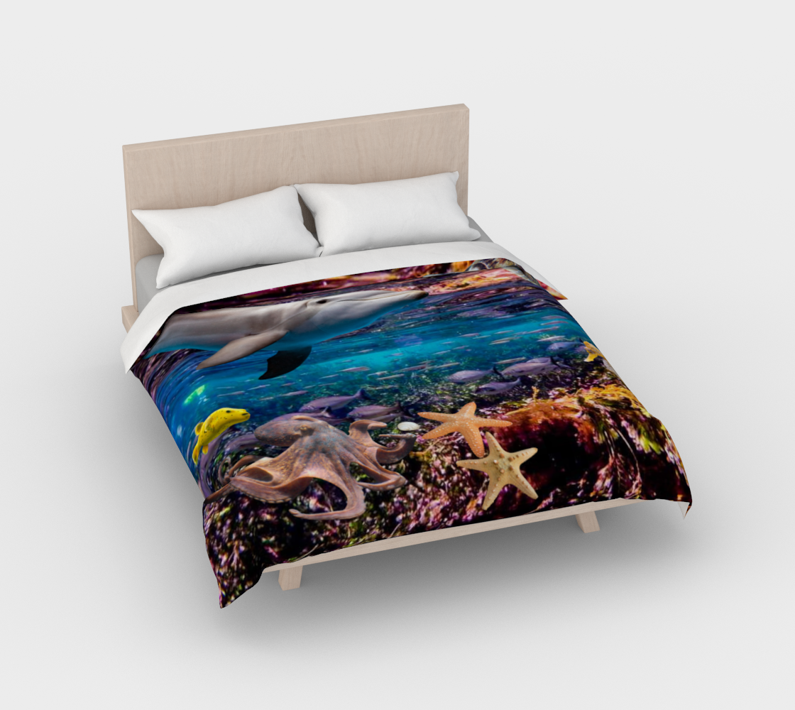 Luxury Premium Cotton Sateen Duvet Ocean Diver